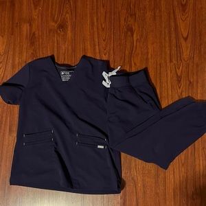 Figs Purple Jam scrubs *Like New